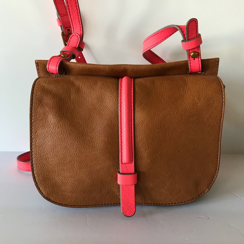 Fossil 1954 SHB1620 Leather Crossbody Purse